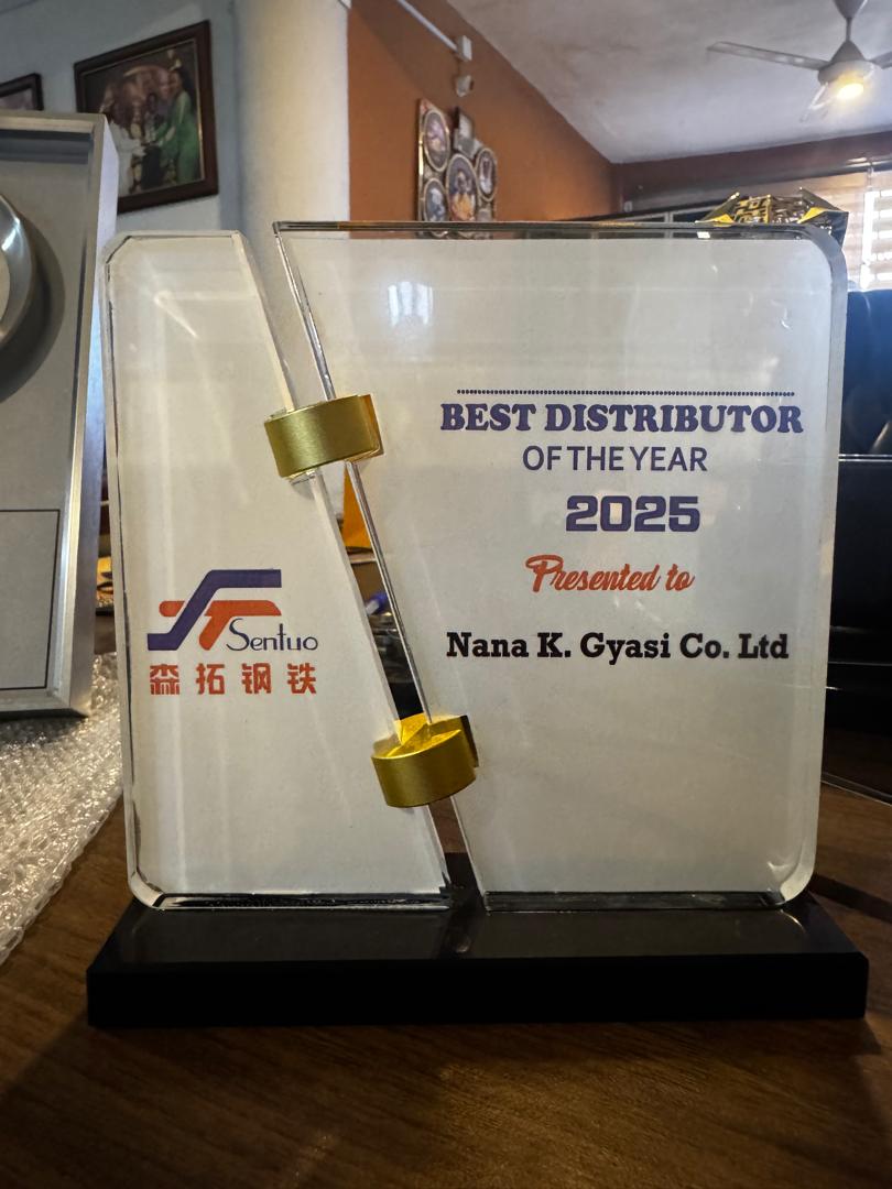 Nana K. Gyasi Co. Ltd named Best Distributor of the Year 2025 by Sentuo