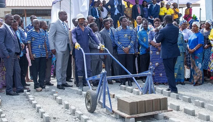 Chairman Commissions Nana K. Gyasi Bezalel Block Factory