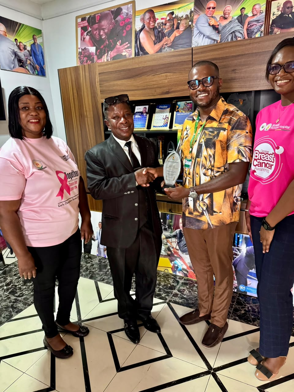 3ko)ba and Suame Municipal Hospital Join Forces in the Fight Against Breast Cancer